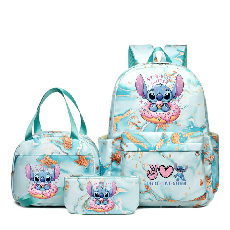 Kit de mochila Lilo Stitch 3 peças