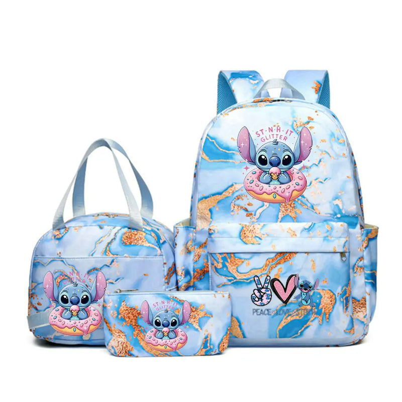 Kit de mochila Lilo Stitch 3 peças