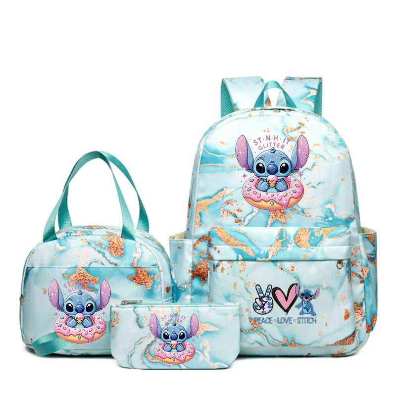 Kit de mochila Lilo Stitch 3 peças